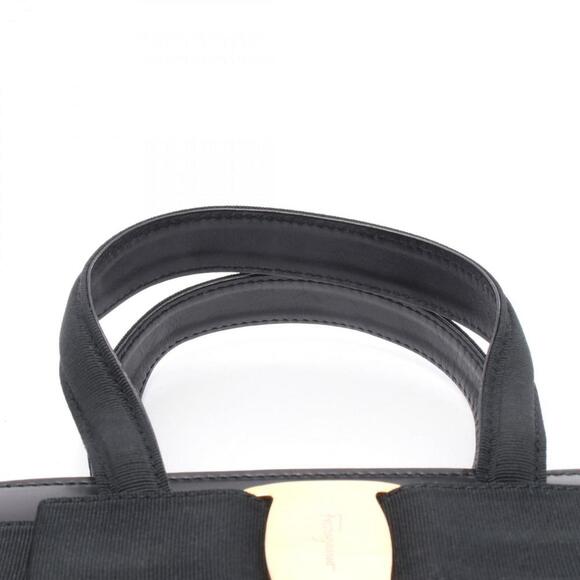 SALVATORE FERRAGAMO Black Leather Bag - Picture 10 of 11